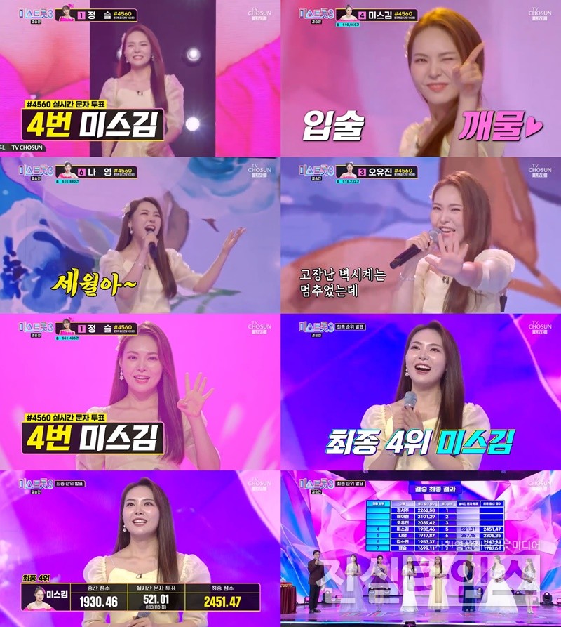 가수 미스김 [TV조선 ‘미스트롯3’ 방송화면 캡처 재판매 및 DB 금지]