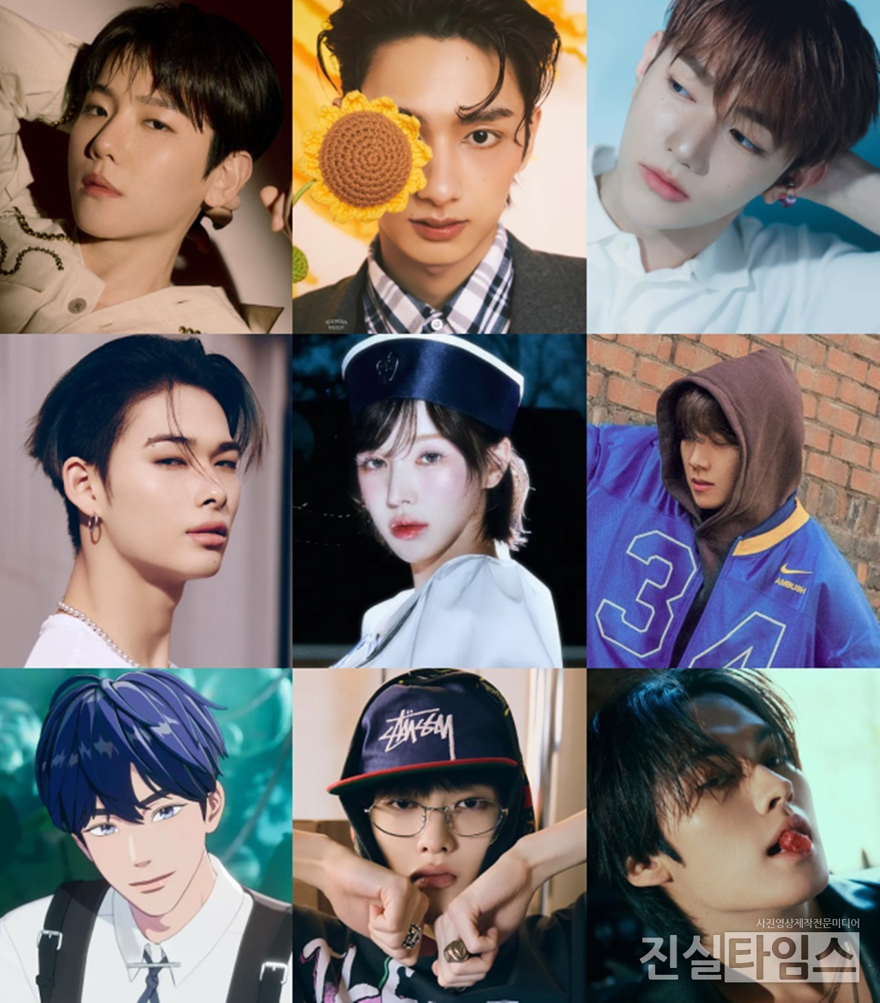 엑소 백현, 세븐틴 준, 제로베이스원 장하오, 엔하이픈 니키, 레드벨벳 웬디, 제이홉, 플레이브 예준, NCT 127 재현. 스트레이키즈 리노 [INB 100, 플레디스, 웨이크원, 빌리프랩, SM엔터테인먼트, 빅히트 뮤직, VLAST, JYP엔터테인먼트 제공 재판매 및 DB 금지]