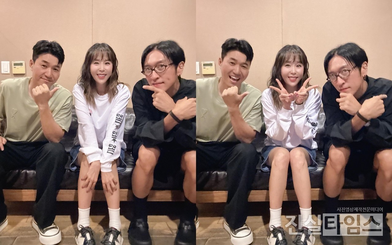 혼성그룹 코요태(김종민, 빽가, 신지) [신지 공식 SNS 채널 캡처 재판매 및 DB 금지]