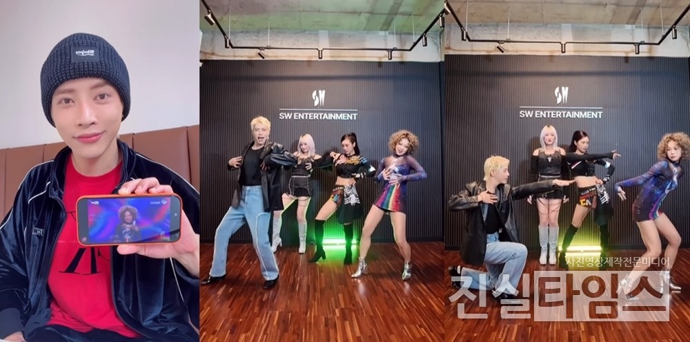 걸그룹 쓰리피스(3piece) [아우라(AOORA) 공식 SNS 캡처, SW엔터테인먼트 제공 재판매 및 DB 금지]​